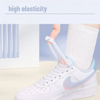 8MM Widened Flat No Tie Press Lock shoe laces lanvin sneakers elastic laces sneakers Kids Adult Shoelace for Shoes