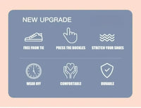8MM Widened Flat No Tie Press Lock shoe laces lanvin sneakers elastic laces sneakers Kids Adult Shoelace for Shoes