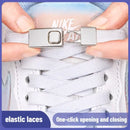 8MM Widened Flat No Tie Press Lock shoe laces lanvin sneakers elastic laces sneakers Kids Adult Shoelace for Shoes