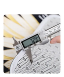 Rug thickness measurement.
