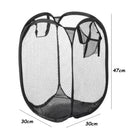 Foldable Color Mesh Clothes Dirty Clothes Basket Household Mesh Dirty Clothes Basket Storage Basket Storage Bucket