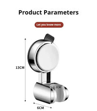 1Pc Universal Shower Head Holder Adjustable Strong Adhesive ABS Shower Brackets Suction Cup Wall Mount Waterproof
