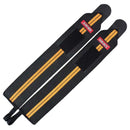 FlexStrap Wrist Wraps - Black orange 2pcs