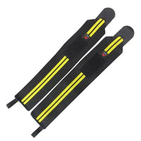 FlexStrap Wrist Wraps - Black yellow 2pcs