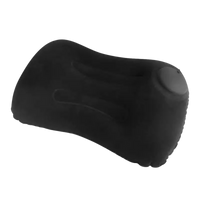 Black inflatable neck pillow from the trendy Airpillow Voyager JJYY Travel Pillow collection