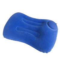 Blue inflatable Airpillow Voyager for comfy jjyy travel pillow on trendy trips