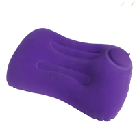 Purple inflatable airpillow voyager for comfy, trendy jjyy travel pillow fun