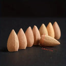 Backflow Incense Cones Mixed Flavor Natural Incense Floral Lavender Sandalwood Aloes - 100PCS