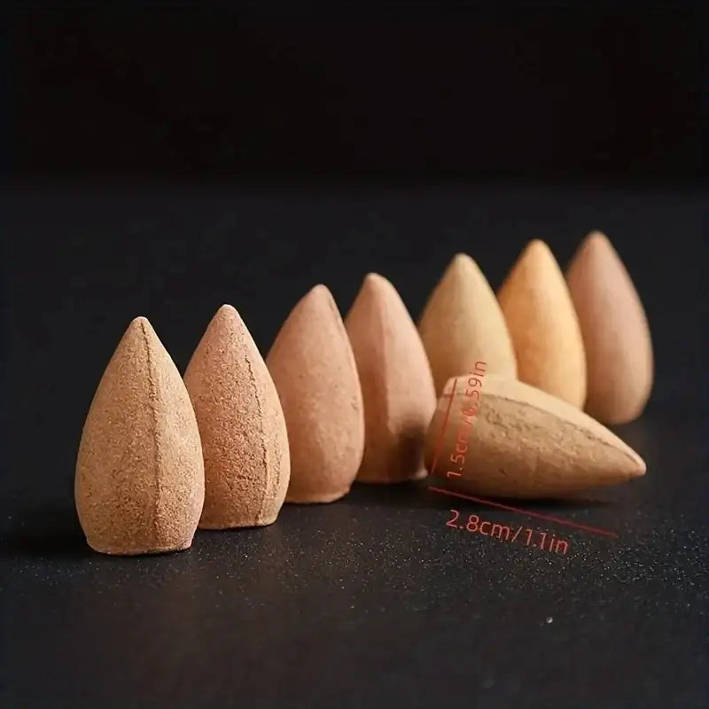 Floral Harmony: Mixed Backflow Incense Cones
