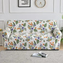 1pc Flower Printed Elastic Sofa Cover Antidirty Spandex Sofa Cover Furniture Protector for Bedroom Office Living Room