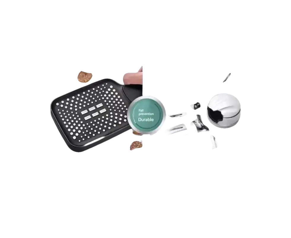 Shower head comparison.