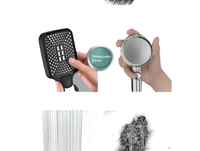 Shower head comparison.