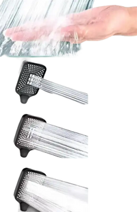 Shower head with multiple spray modes.