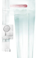 Shower head water flow comparison.