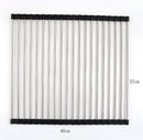 Foldable Stainless Steel Kitchen Sink Rack - Black / 20 S