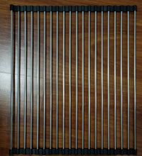 Foldable Stainless Steel Kitchen Sink Rack - Black 52x40 / 20 L