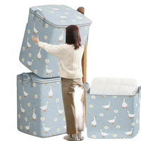 Goose-patterned storage containers.