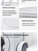 Collapsible Plastic Laundry Basket Folding Pop Up Bathroom Dirty Clothes Basket Household Plastic Large Storage