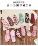 Couple’s Four Seasons Home Indoor Silent and Mute Pure Cotton Fabric Sole Soft Sole Non Harmful Solid Wood Floor