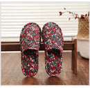 Couple’s Four Seasons Home Indoor Silent and Mute Pure Cotton Fabric Sole Soft Sole Non Harmful Solid Wood Floor