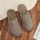 Couple’s Four Seasons Home Indoor Silent and Mute Pure Cotton Fabric Sole Soft Sole Non Harmful Solid Wood Floor
