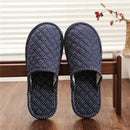 Couple’s Four Seasons Home Indoor Silent and Mute Pure Cotton Fabric Sole Soft Sole Non Harmful Solid Wood Floor