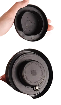 Black plastic lid interior.