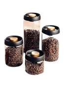 Vacuum airtight coffee cans.