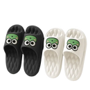 Cartoon-decorated indoor slippers.
