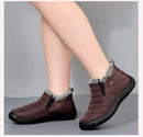 Winter Women Boots Waterproof Snow Boots Plus Size Casual Flat Ankel Boots Antislip Warm Fur Women Shoes Plush