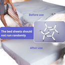 Funky Bedmate Adjustable Sheet and Trendy Quilt Holder Clips for secure bedding