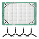 Funky Bedmate trendy fitted sheet with bedmate adjustable sheet and quilt holder clips