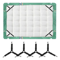 Funky Bedmate trendy fitted sheet with bedmate adjustable sheet and quilt holder clips