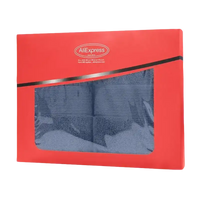 Red box with blue softabsorb cotton face towels for your cotton towel bathroom