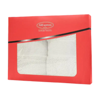 Softabsorb cotton face towels in a red gift box for your Cotton Towel Bathroom fun