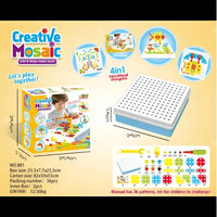 Children’s Educational Toys Hands-on toy Accessories Electric Drill - 234PCS manual stereo English