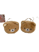 Two fuzzy bear-shaped bags.