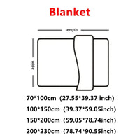 New Artificial Rabbit Plush Autumn Warm Blankets for Beds Soft Coral Fleece Sofa Throw Blanket Comfortable Thicken Bed