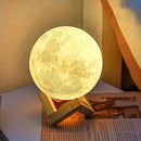 8 cm DIY Planet Lamp Moon Galaxy Night Light Art Painting Graffiti Birthday Gift Bedroom Living Room Decoration (With