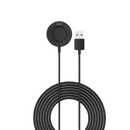Black circular magnetic charging cable with USB connector.