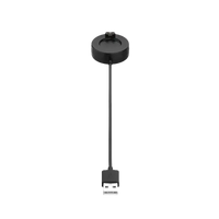 Black smartwatch charger.