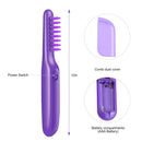 GlowBrush: Electric Scalp & Essential Oil Massager - Purple