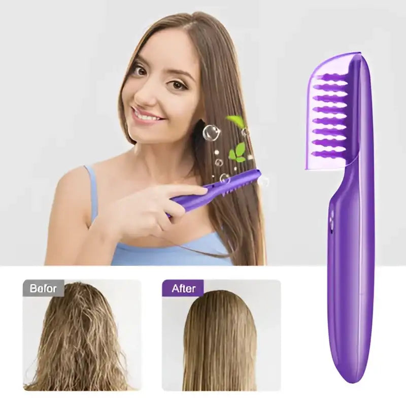 GlowBrush: Electric Scalp & Essential Oil Massager