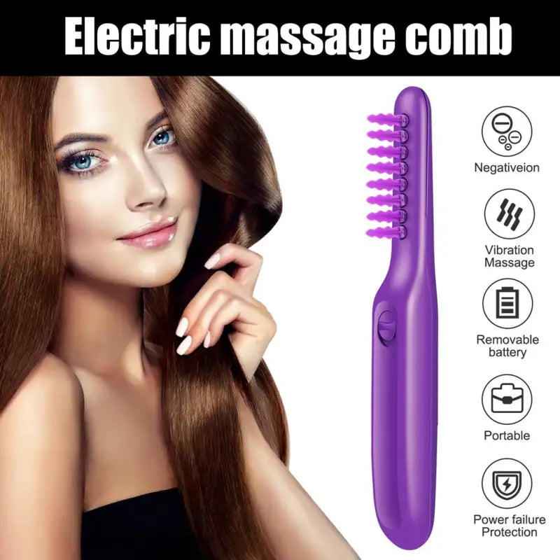 GlowBrush: Electric Scalp & Essential Oil Massager