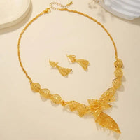 Hollow Lace Bridal Set - 3color