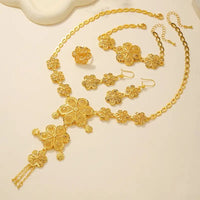 Hollow Lace Bridal Set - 4color