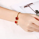Stainless Square Hollow Bracelet