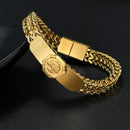 Gold-Plated Lucky Tree Hip Hop Bracelet - 1480 Bracelet