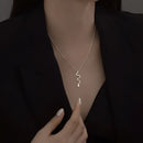 Serpent’s Embrace: Diamond S925 Silver Necklace