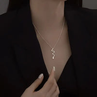 Serpent’s Embrace: Diamond S925 Silver Necklace